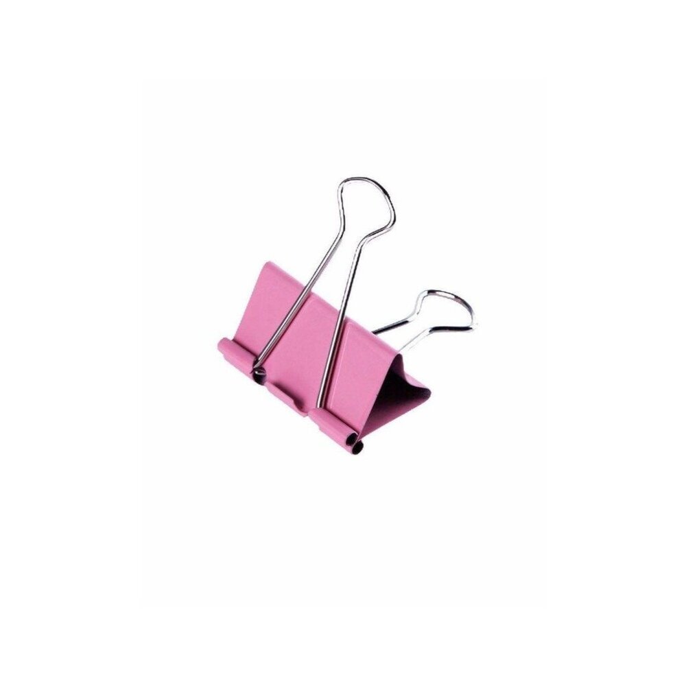 Long Tail Binder‎ Clips 24 Pieces/Set Metal Multicolor Barrel